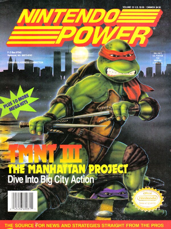 Nintendo Power Issue 033 (February 1992) cover